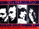 Crosby Stills Nash and Young Concert Poster 1969. Randy Tuten design.  Original.