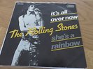 ROLLING STONES IT'S ALL OVER NOW/SHE'S A RAINBOW RARE DUTCH PICTURE SLEEVE DECCA