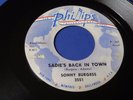 SONNY BURGESS Sadies back in town SAM C. PHILLIPS 3551 Org 1960 ROCKABILLY 45