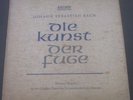 Bach The Art of the Fugue - Helmut Walcha Archiv SAPM 198006/07 2 LP Box ED1 EX