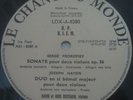 LE CHANT DU MONDE Prokofiev Haydn DAVID & IGOR OISTRAKH Sonatas LDX-A 8280 LP