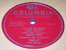 78rpm EDITH PIAF - La Vie En Rose - Columbia 4004-F
