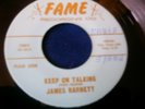 NORTHERN SOUL - JAMES BARNETT - KEEP ON TALKING - ON FAME LABEL