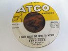 BEN E KING Can't Break the News to Myself 45 ATCO  northern soul VG+  plays well