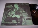 ELVIS PRESLEY-LOVE ME TENDER/ANY WAY YOU WANT-RCA VICTOR-78+COLOR SLEEVE-L K 