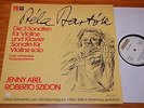Jenny Abel Szidon Bartok Complete Violin Sonatas German Harmonia Mundi 2LP NM