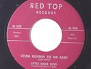 LITTLE EDDIE LOVE: Come Runnin To Me Baby / There Is A Flame 45 (Little Richard