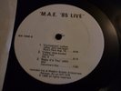 M.A.E. 85 LIVE lp -  XEX  - RARE MINIMAL SYNTH PRIVATE LP