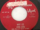 YOUNG JESSIE-MARY LOU/DON'T THINK I WILL-MODERN RECORDS 961. VG+