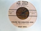 WILEY BROS You're the Cheating Kind 45 LOG CABIN ohio bluegrass bopper VG++