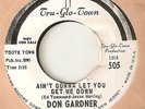 DON GARDNER Aint Gonna Let You Get Me Down TRU GLO TOWN PROMO  NORTHERN SOUL 45