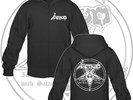 VENOM - In League With Satan - Hooded Zipper,BLACK METAL,HELLHAMMER