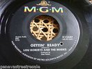 Lou Roberts and The Marks YOU FOOLED ME/GETTIN' READY 45 - MGM R&B SOUL 