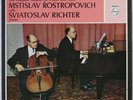 ROSTROPOVICH RICHTER BEETHOVEN CELLO SONATAS PHILIPS STEREO 835182/83 AY NM