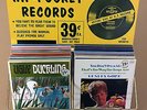 Hip-Pocket Records retail display stand with header card and original box