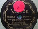 Victor 24287  Paul Whiteman Orch.  You’ll Never Get Up to Heaven That Way  1933