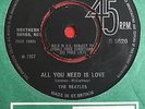 THE BEATLES -All You Need Is Love- No TV Reference/4 Prong Centre UK /Rare Vinyl