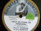 MAURICE GENDRON - JEAN FRANCAIX / RAVEL / DUCRETET-THOMSON