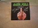 OVERKILL - F*** You lp- EX - original - SIGNED - oop