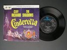 CLIFF RICHARD & THE SHADOWS: EP- CINDERELLA -1967 UK Columbia SEG 8527 VG to VG+