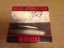 BRUCE SPRINGSTEEN  -  NEBRASKA   - SIGNED LP SLEEVE   -  AUTHENTIC UACC