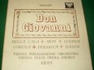 Complete Works of Don Giovanni by Mozart on 4 x 12” Vinyl Stereo Records in Orig