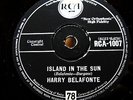 0172/ HARRY BELAFONTE-Island in the sun-Cocoanut woman-KLASSIKER-Schellack