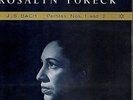 TURECK, Roselyn, piano. BACH. Partitas 1-6. HMV ALP 1645, 1692, 1714. Red/gold