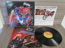 JUDAS PRIEST DEFENDERS OF THE FAITH 1ST UK LP / Inner/ Rare Biker Flyer METAL