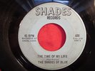 SHADES OF BLUE 45 Time Of My Life/Turn Turn SHADES rare garage illinois