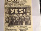 Rare YES TASTE 1970 UK Concert FLYER Gig England Rory Gallagher Handill
