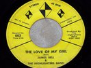 JAMES BELL The Love Of My Girl RARE INDIANA NORTHERN SOUL 45 ON 3 DIAMONDS--HEAR