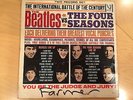 THE BEATLES vs THE FOUR SEASONS 2LPs  Vee Jay DX-30 Original LP 33 RPM Very Good