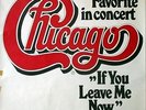 CHICAGO - 1977 - Konzertplakat - Concert - If you leave... - Tourposter - Berlin