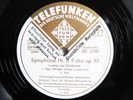 3x 78rpm WILLEM MENGELBERG - BEETHOVEN Symphony 8 - TELEFUNKEN TOP SAMPLE COPIES
