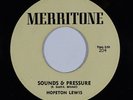 Reggae 45 HOPETON LEWIS Sounds & Pressure / Take It Easy on Merritone VG++