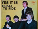 The Beatles-Ticket To Ride / Yes It Is-Vinyl 45 with Near Mint Picture Sleeve