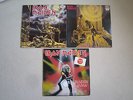 IRON MAIDEN 3x Vinyl MAXI MAIDEN JAPAN + RUNNING FREE & SANCTUARY 2-LP EX