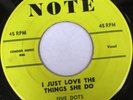 FIVE DOTS Well Little Baby & I Just Love The Things 45 RARE DOO-WOP NOTE 1003 EX