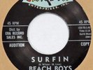BEACH BOYS Surfin / Luau CANDIX 301 45 rare original 1961 promo 7”