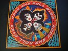 KISS ROCK AND ROLL OVER LP RECORD WITH INSERT ORDER FORM AND STICKER