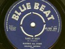 BUSTER'S ALLSTARS (HOPETON LEWIS)-Take It Easy/Why Must I Cry-Blue Beat 7