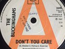 THE BUCKINGHAMS 'DON'T YOU CARE' CBS DEMO 2640 VG+ 60'S RARE NORTHERN SOUL
