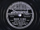 78 RPM -- Duke Ellington and His Famous Orchestra, Brunswick 8099, E+  Jazz