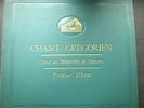 CHANT GREGORIEN ABBAYE SOLESMES -album 6 x 78 tours/rpm - La Voix de son maître