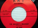 LEE ROSS Halloween bopper 45 MUMMY'S BRACELET  NEVER THE TWAIN SHALL MEET  e0733