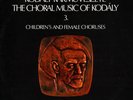 KODALY Choral Music ANDOR Children & Female CHORUSES Hungaroton SLPX-12492 LP NM
