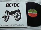 AC/DC-FOR THOSE ABOUT TO ROCK  Gatefold White Cover Mexican LP ATLANTIC