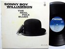 SONNY BOY WILLIAMSON LP Real Folk Blues VG++ Mono 1ST PRESS Delta Blues sm822