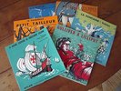 5 LIVRES DISQUES ATLAS 33t 1959 1960 Raconté pour enfants et Fables La Fontaine